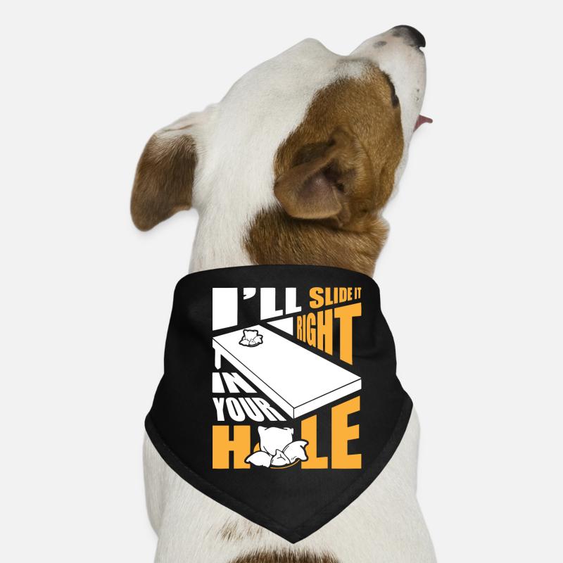 Cornhole, beanbag, beanbag throwing Dog Bandana