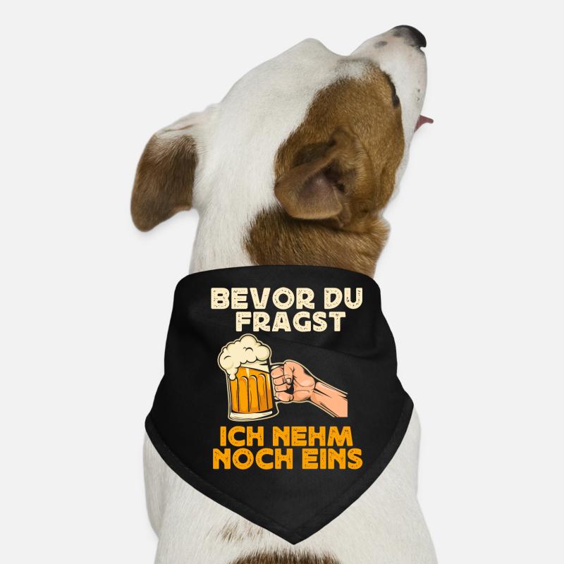 Bier Trinken, Party Bier Saufen Hunde-Bandana