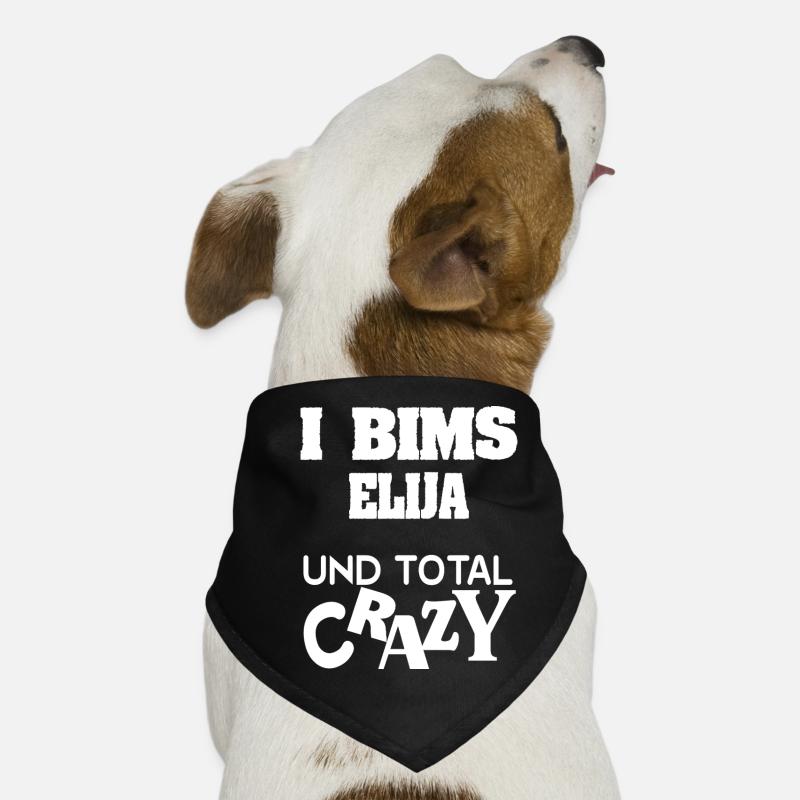 Gift for Elijah Dog Bandana