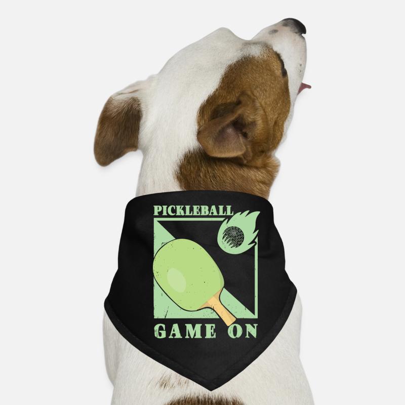 Pickleball Player Dog Bandana