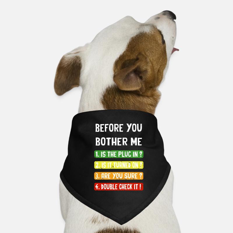 Before you bother me Dog Bandana