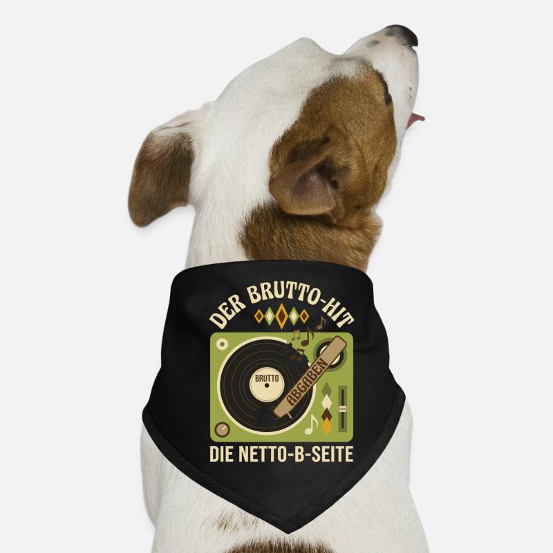 Le coup brut du côté B net Bandana pour chien