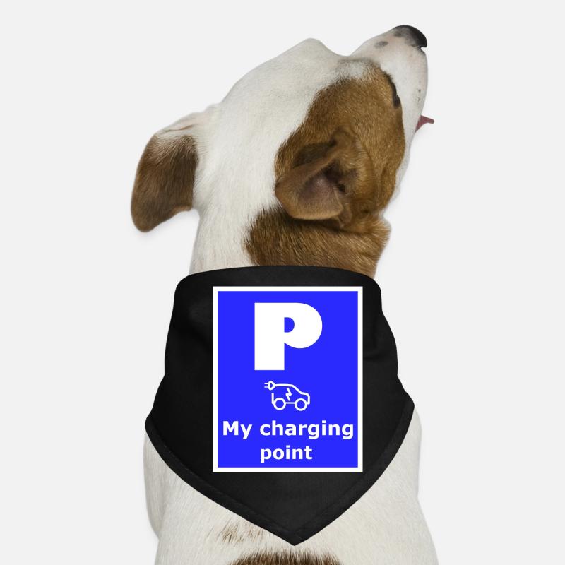Mon panneau de borne de recharge Bandana pour chien