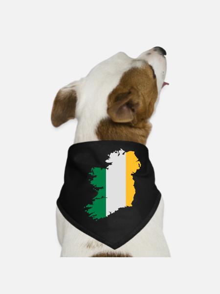 Ireland - Dog Bandana - black - Front