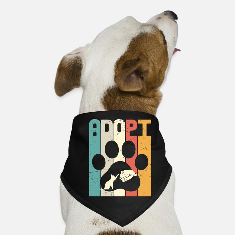 Adopt Cat Dog Bandana
