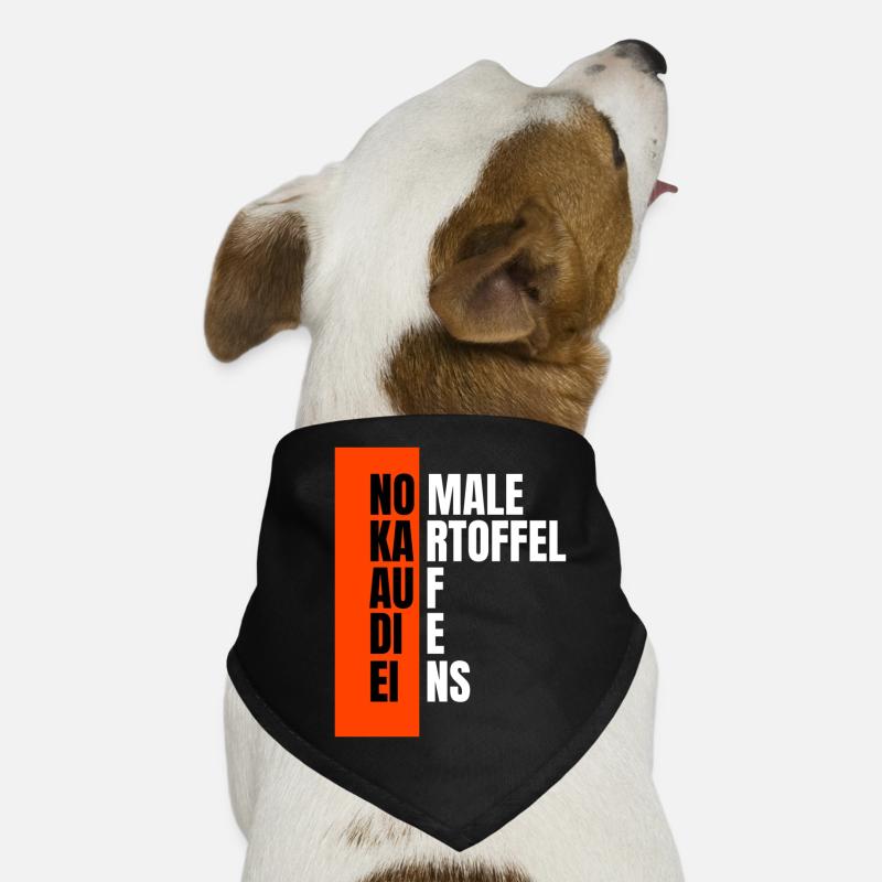 Pomme de terre normale sur l’un. Dire Em2024 Bandana pour chien