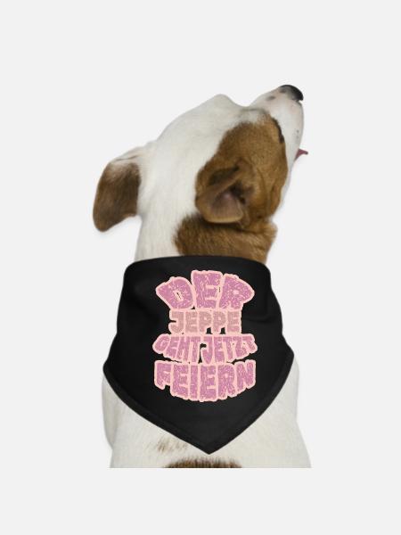 Jeppe dans le rôle de Jeppe - Bandana pour chien - noir - Devant