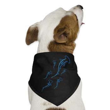 Hammerhead shapes - Hunde-Bandana - Schwarz - Vorne