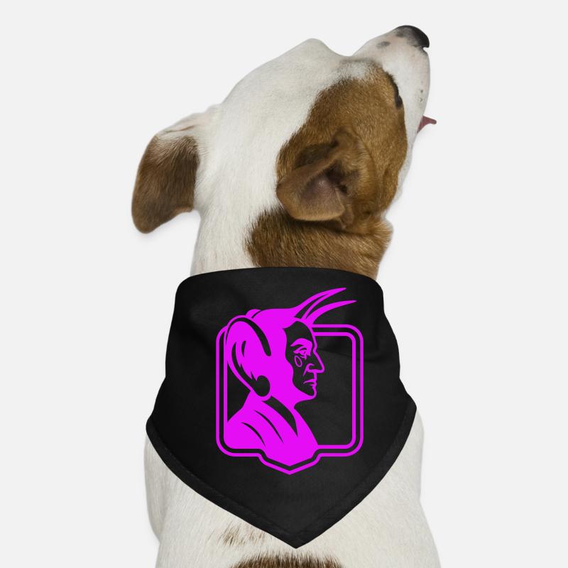 Devil big Ear Pop Art Hunde-Bandana