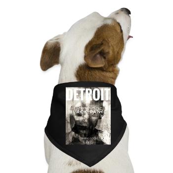 Detroit Noir - Hunde-Bandana - Schwarz - Vorne