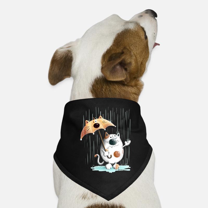 Rainy Day - Bandana pour chien - noir