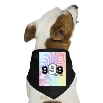 never stop - Hunde-Bandana - Schwarz - Vorne