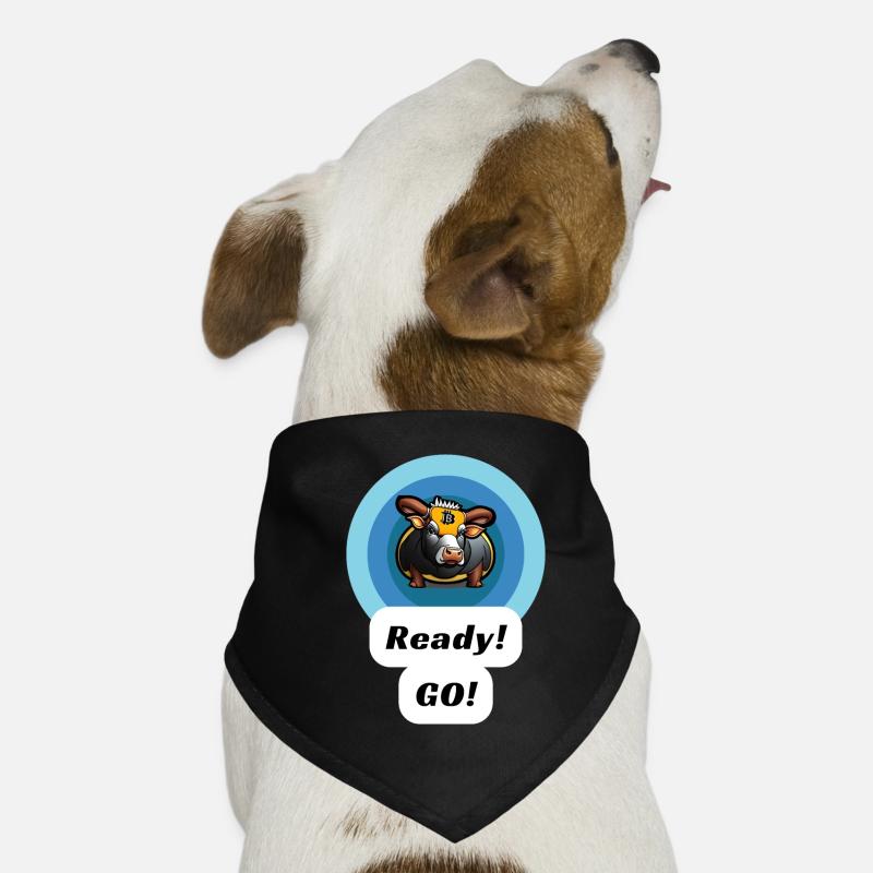 Bull ready go! , cryptos tshirt Dog Bandana