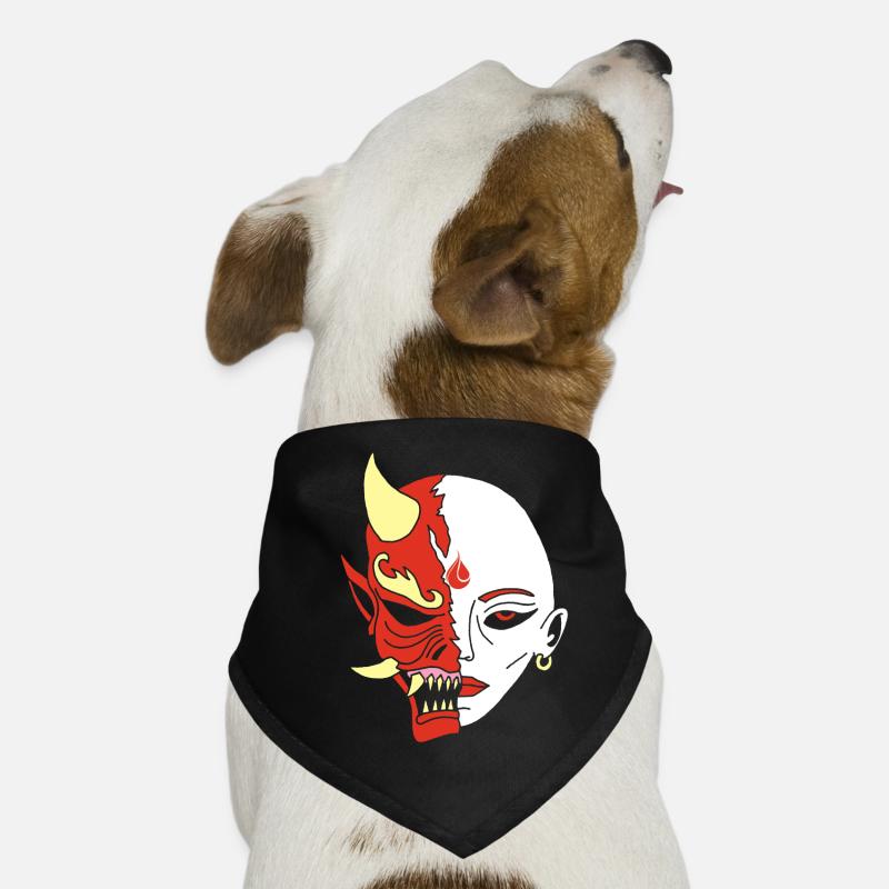 Mensch oder Dämon? Hunde-Bandana