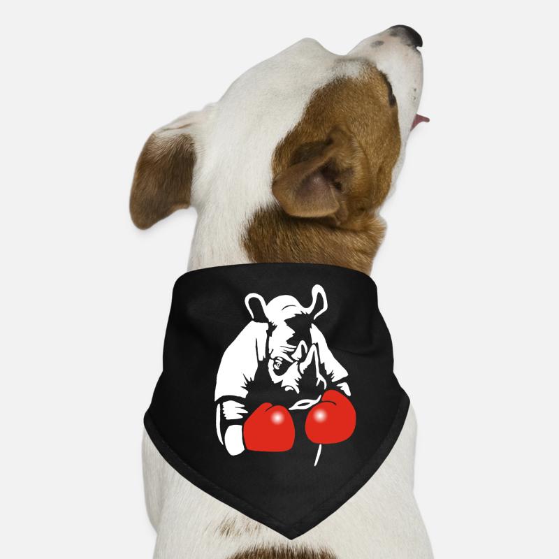 Box-Nashorn Hunde-Bandana