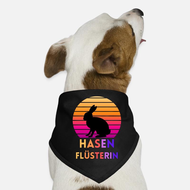 Le Chuchoteur de Lapins Bandana pour chien