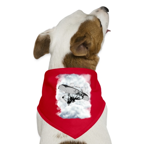 You can fly. Paragliding in the clouds - Dog Bandana