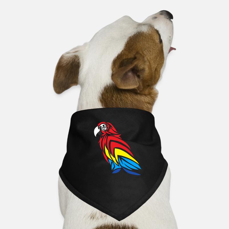 Papagei Hunde-Bandana