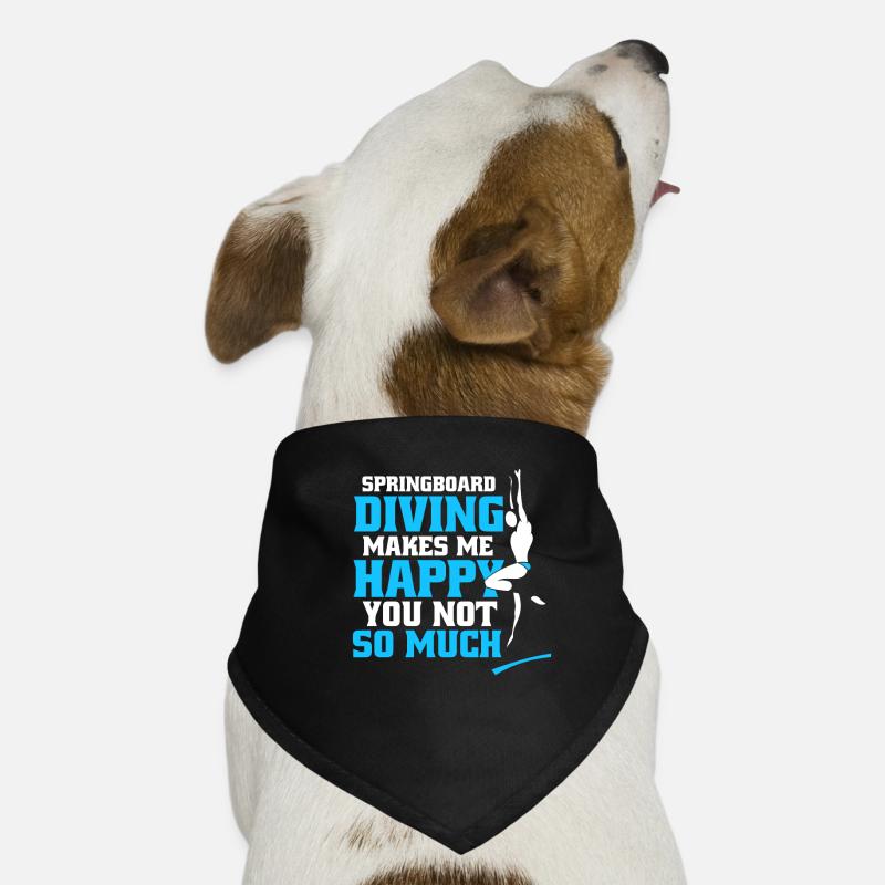 Turmspringen Turmspringer Humor Hunde-Bandana