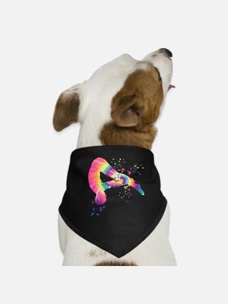 Diving, Artistic Jumping, Synchronized Diving - Dog Bandana - black - Front