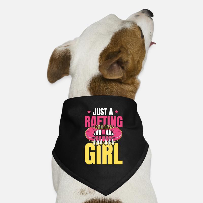 Rafting juste une fille de rafting Bandana pour chien