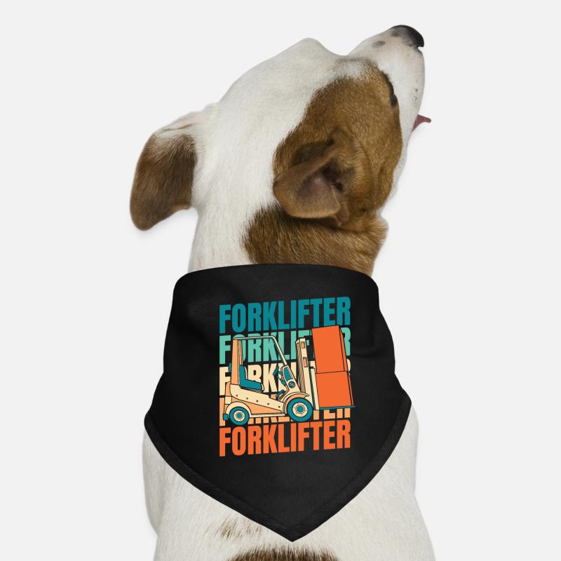 Forklift Forklift Driver Dog Bandana