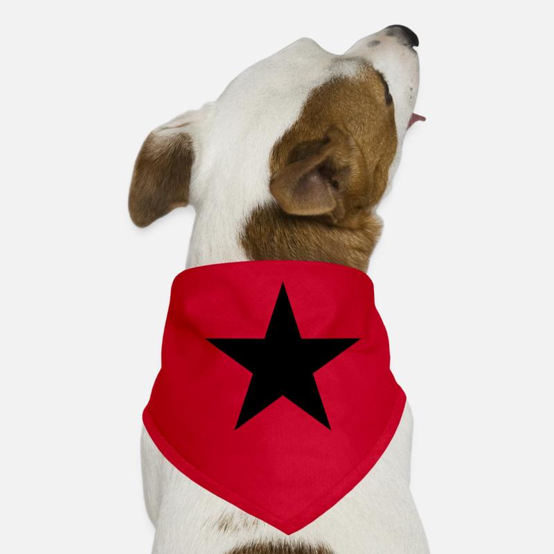 Etoile noire Bandana pour chien