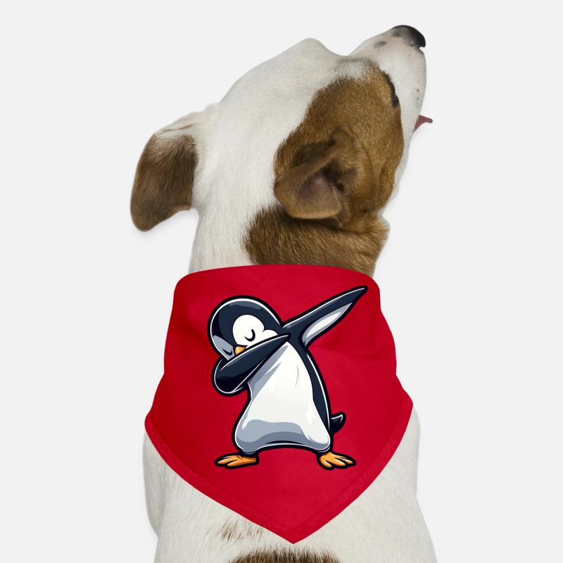 Pinguin Dab Dabbing Cool Entspannt Hunde-Bandana