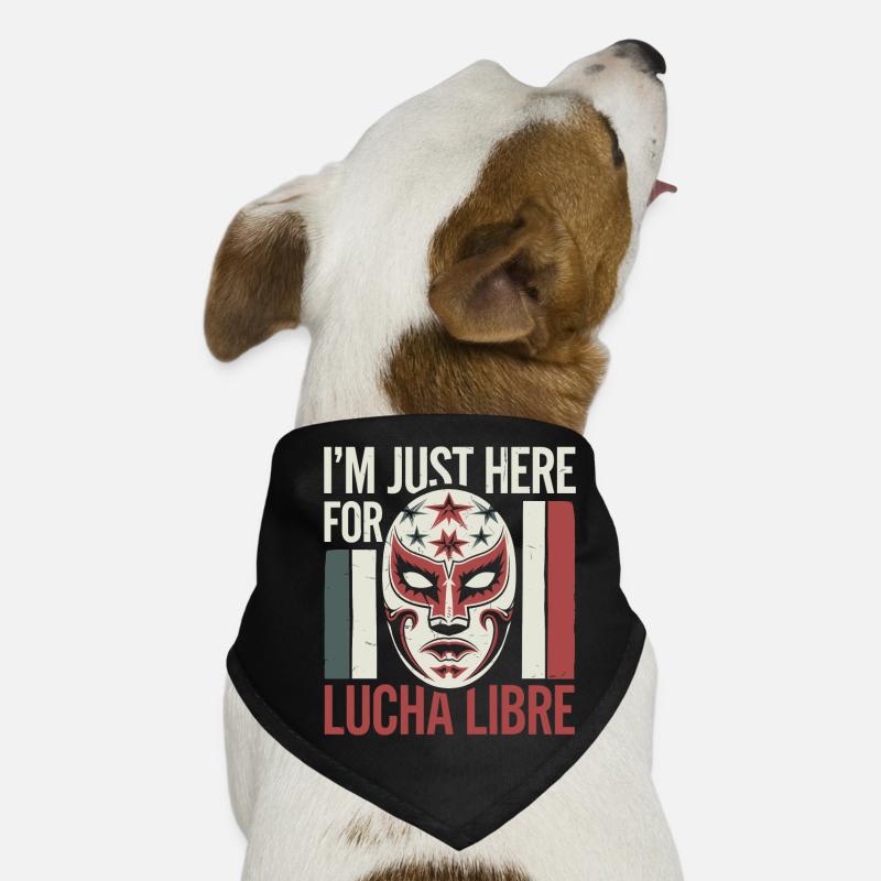 Style de lutte avec masque Bandana pour chien