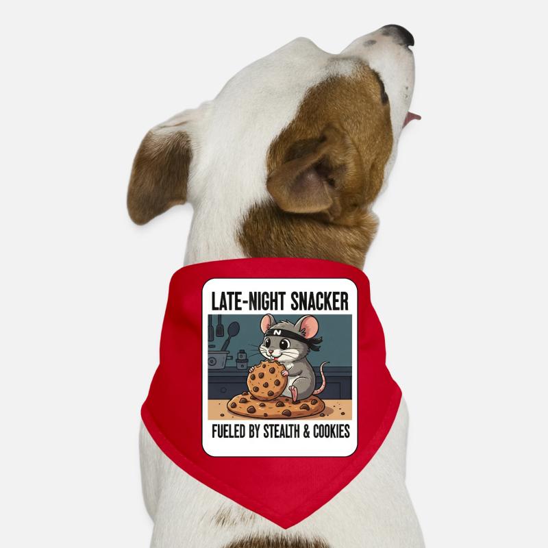 Snack de nuit animé Cute Mouse Cookie Ninja Bandana pour chien