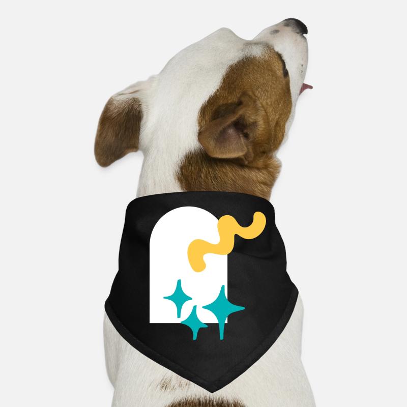 Explosion des formes étincelantes Bandana pour chien