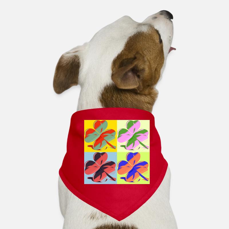 Kleeblatt Hunde-Bandana