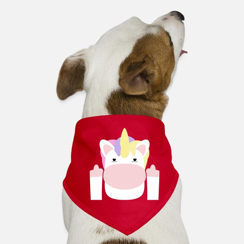 Mittelfinger Hunde-Bandana