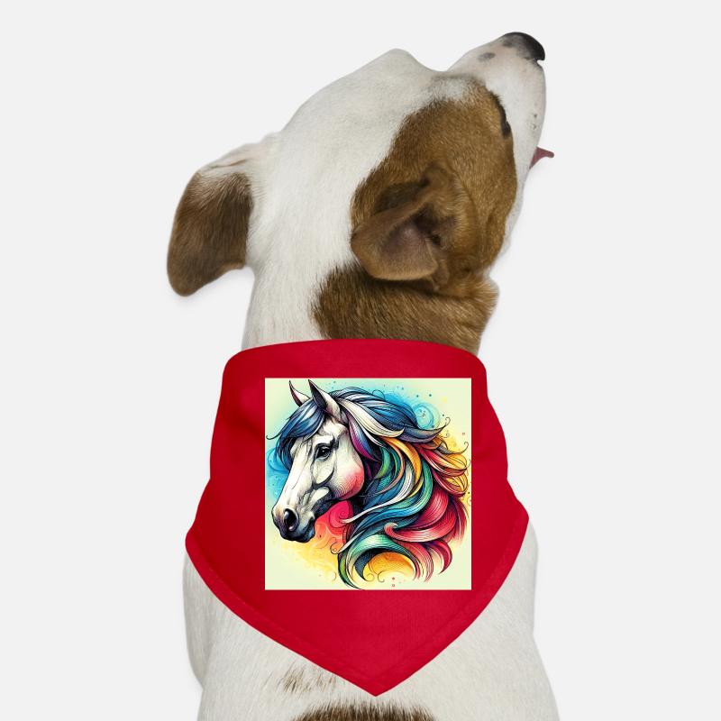 Pferd Hunde-Bandana