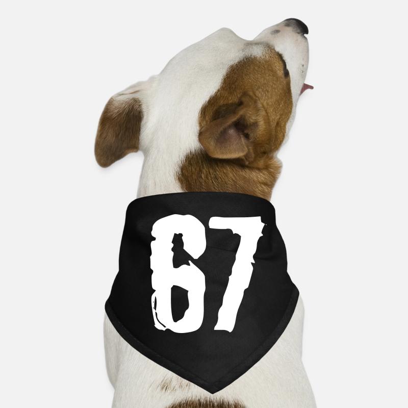 Maillot numéro 67 Bandana pour chien