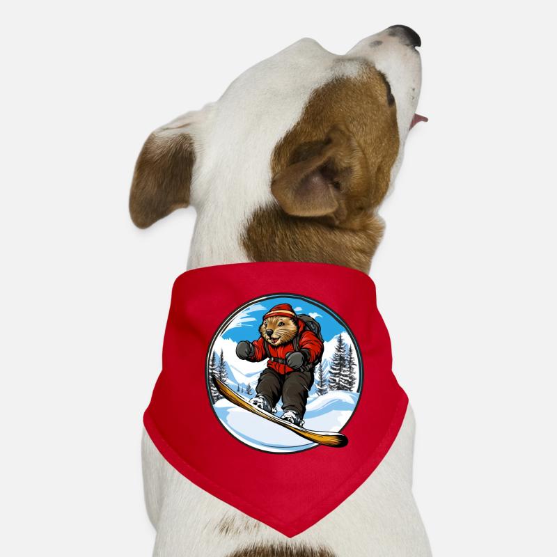 Planche à neige Beaver Bandana pour chien