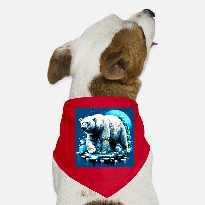 polar bear Dog Bandana