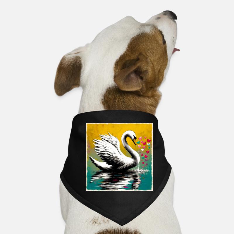 cygne Bandana pour chien