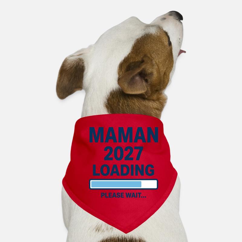 Design Mom 2027 Loading Pregnancy Dog Bandana