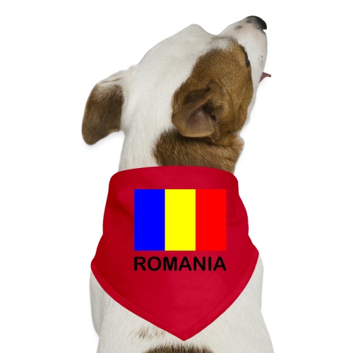 Fahne Romania - Hunde-Bandana