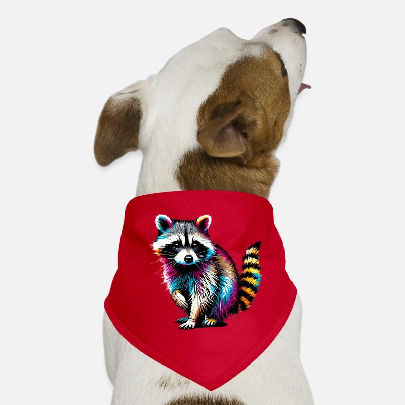 Waschbär Hunde-Bandana