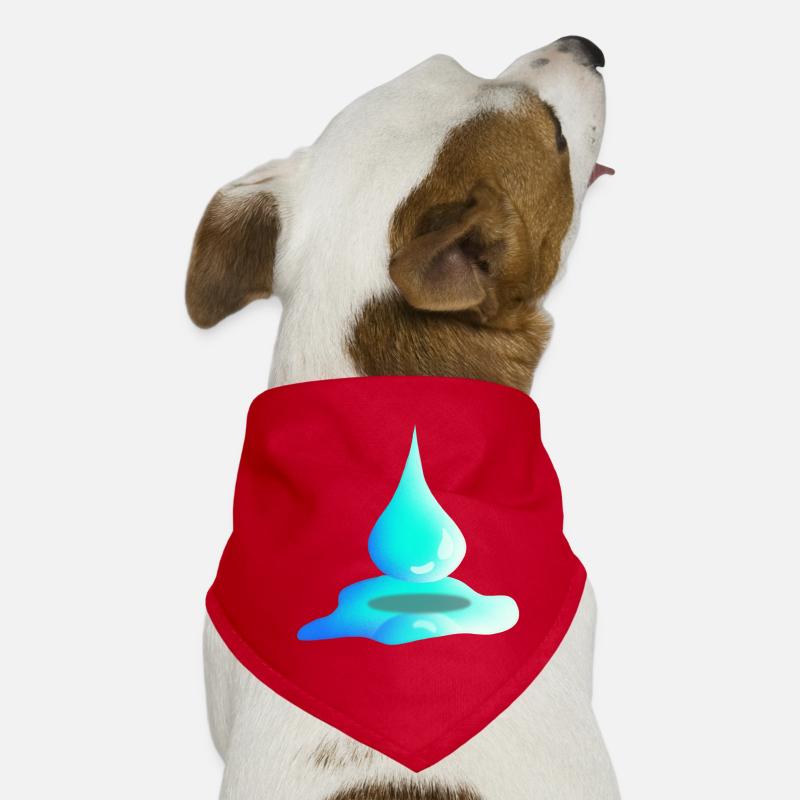 Gouttes d’eau | Eau | Nature Bandana pour chien