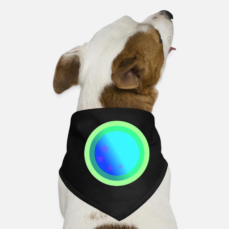 Conception de constellations bleues célestes Bandana pour chien