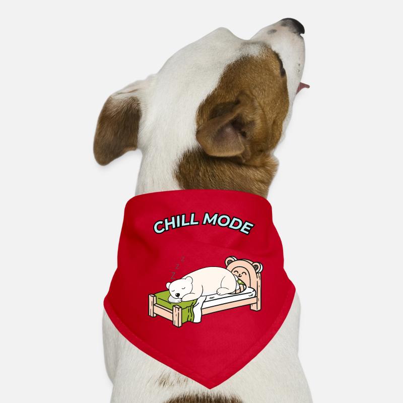 Just chill out – Sleeping Bear Dog Bandana