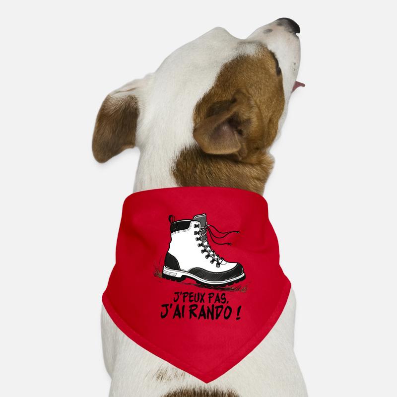 Hiking boots, I can't I rando! Dog Bandana