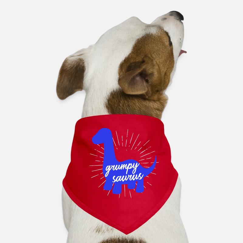Grumpysaurier lustiges Dinosaurier-Brachiosaurus-Design Hunde-Bandana