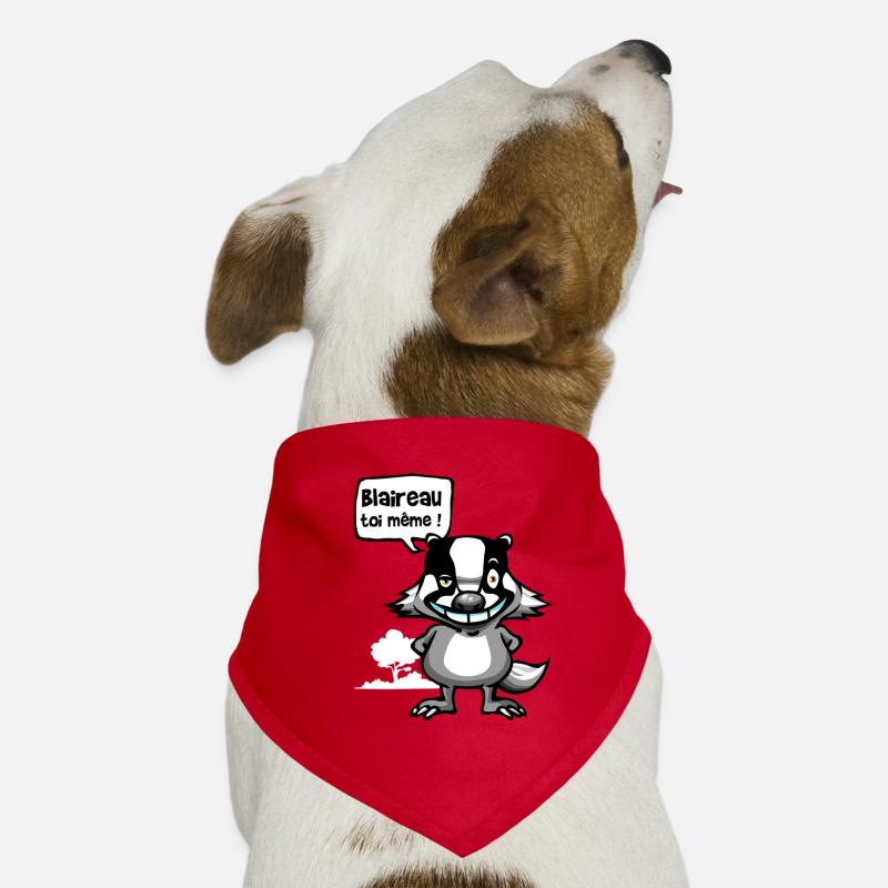 le blaireau Bandana pour chien