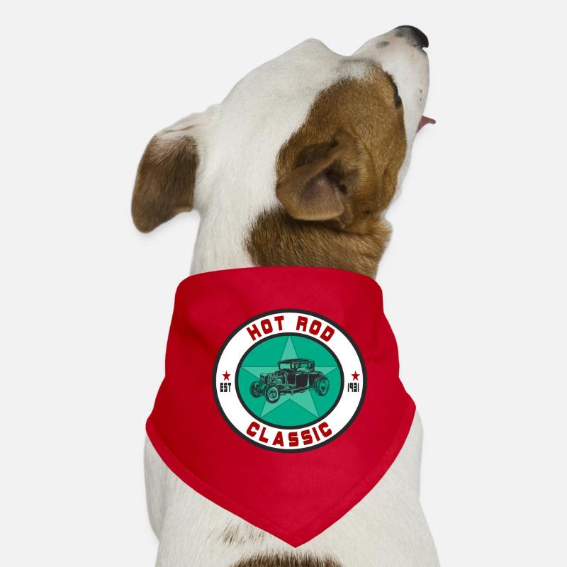 Hot Rod Classic Oldtimer Auto Car US Car Gift Dog Bandana