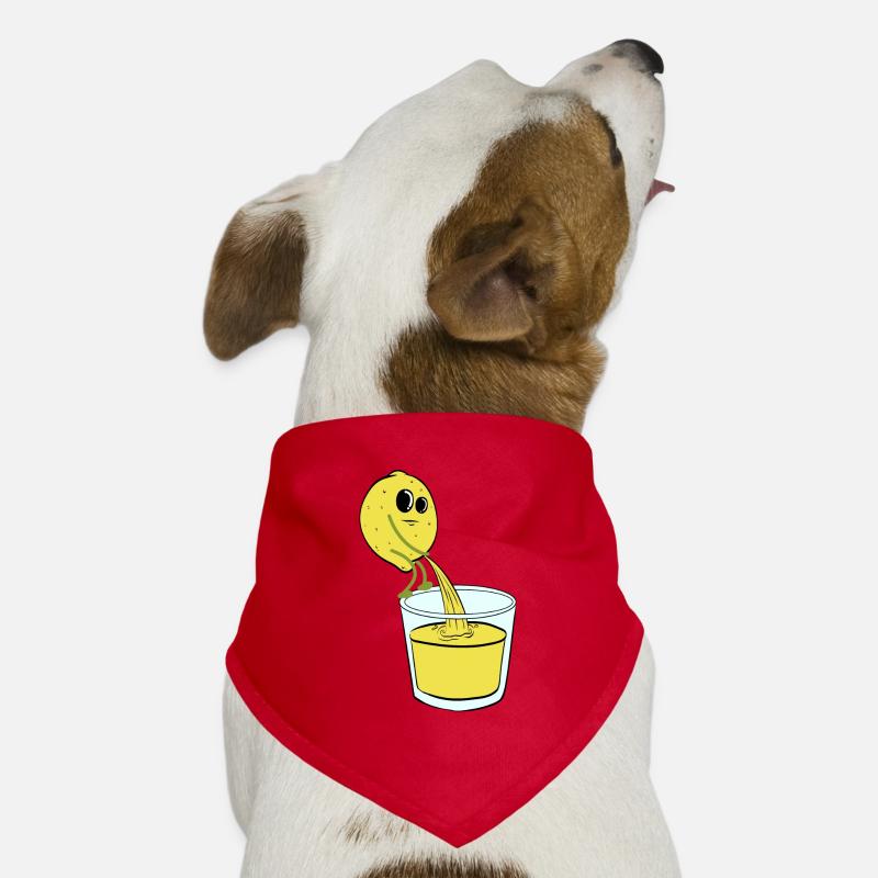 Lemon Pees Lemonade Einfaches und perfektes Hunde-Bandana