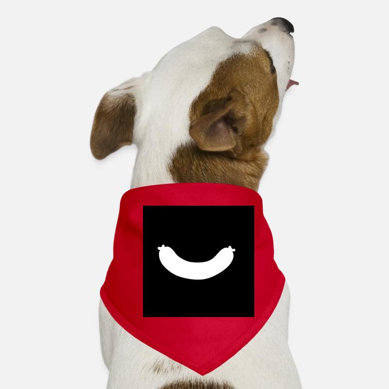 Wurst - Hunde-Bandana - Rot
